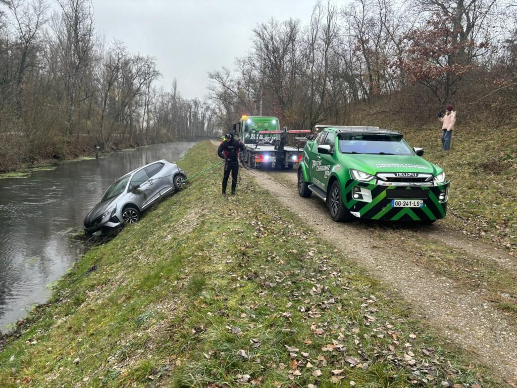 Voiture dans un fossé, que faire étape par étape Voiture dans un fossé, que faire étape par étape